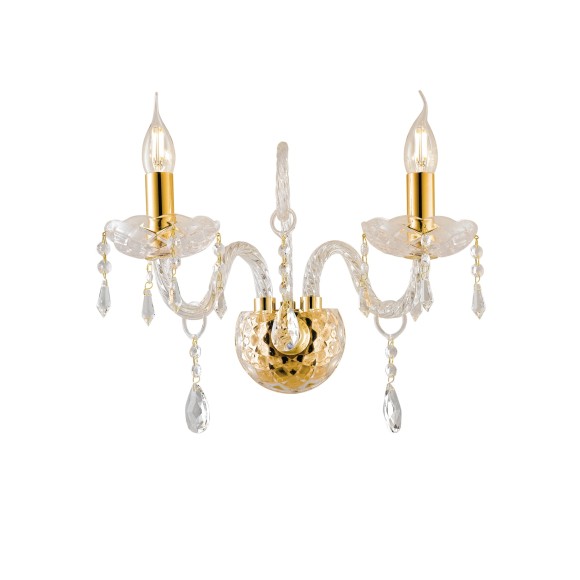 Luce Ambiente Design I-MONALISA/AP2 fali lámpa MONALISA E14 | aranyszínű