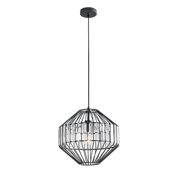 Luce Ambiente Design I-OPIUM-S1 C mennyezeti függőlámpa OPIUM | 1×60W E27 | fekete