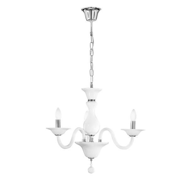 Luce Ambiente Design I-SOFFIO/3 mennyezeti függőlámpa SOFFIO E14 | fehér