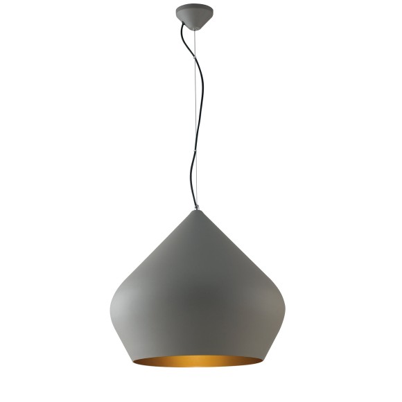 Luce Ambiente Design I-THOLOS-S52 GRI mennyezeti függőlámpa THOLOS | 1×60W E27 | a kábelen