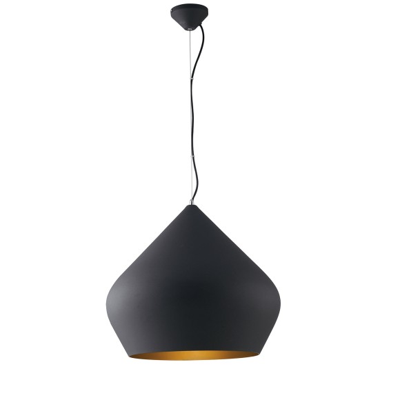 Luce Ambiente Design I-THOLOS-S52 NER mennyezeti függőlámpa THOLOS | 1×60W E27 | a kábelen | fekete