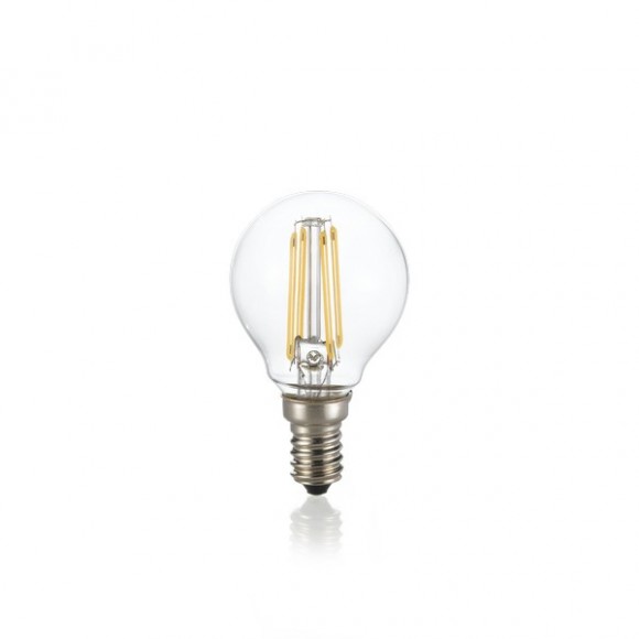 Ideal Lux 188935 LED izzó Filament 1x4W | E14 | 380lm | 3000K | P45 - szabályozható, átlátszó