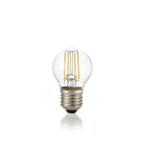 Ideal Lux 188942 LED izzó Filament 1x4W | E27 | 340lm | 3000K | P45 - szabályozható, átlátszó