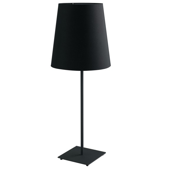 Luce Ambiente Design I-ELVIS-L NER asztali lámpa ELVIS | 1×60W E27 | kapcsolóval | fekete