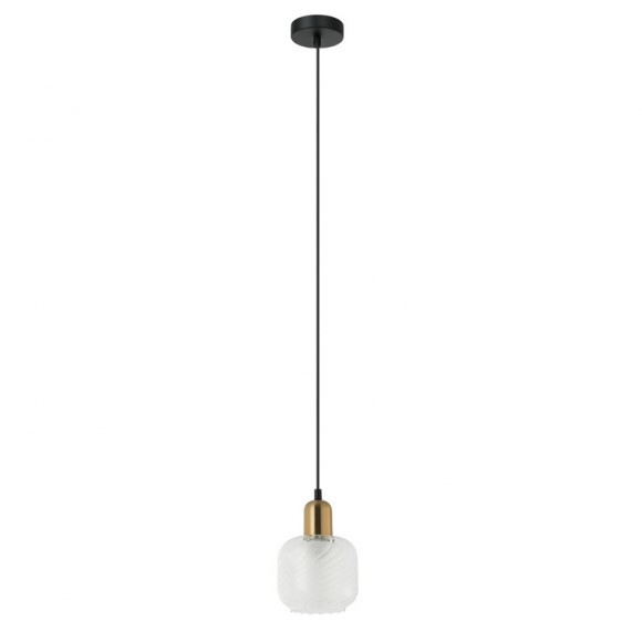 Italux PND-67594-1-BRO+CL mennyezeti függőlámpa Lamezia E27