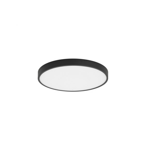 Italux PLF-75689-BK-3K LED mennyezetre szerelhető lámpa Riberio | 30W integrált LED forrás | 3000K