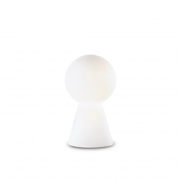Ideal Lux 000268 asztali lámpa Birillo kicsi 1x60W | E27 - fehér