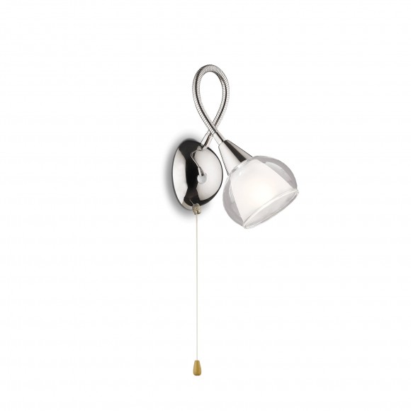 Ideal Lux 004235 fali lámpa Tender Transparente 1x40W|E14 - átlátszó