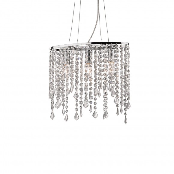 Ideal Lux 008349 mennyezeti függőlámpa Rain 2x40W|E14 - kristály