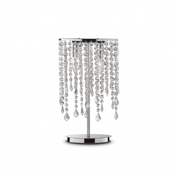Ideal Lux 008356 asztali lámpa Rain 2x40W|E14 - kristály