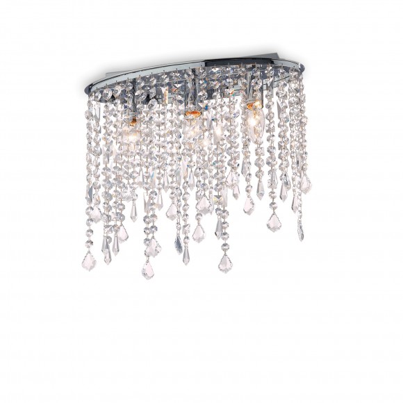Ideal Lux 008370 mennyezeti lámpa Rain 3x40W|E14 - kristály