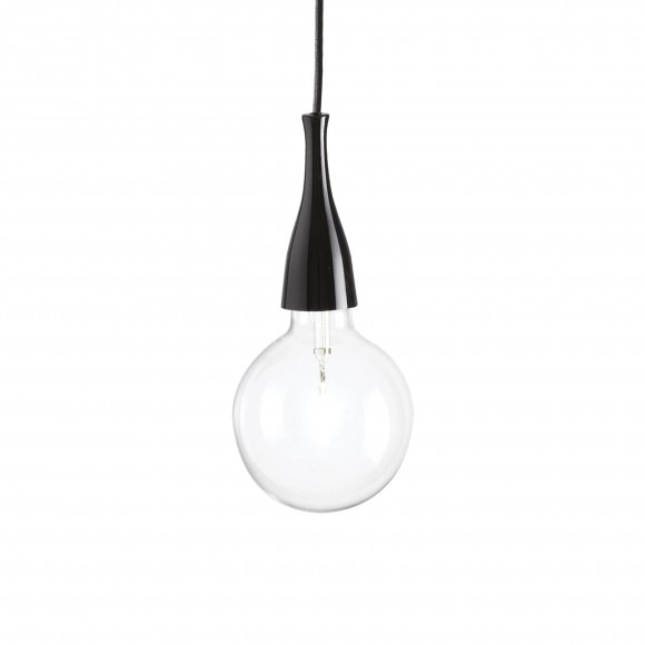 Ideal Lux 009407 mennyezeti függőlámpa Minimal Nero 1x70W|E27 - fekete