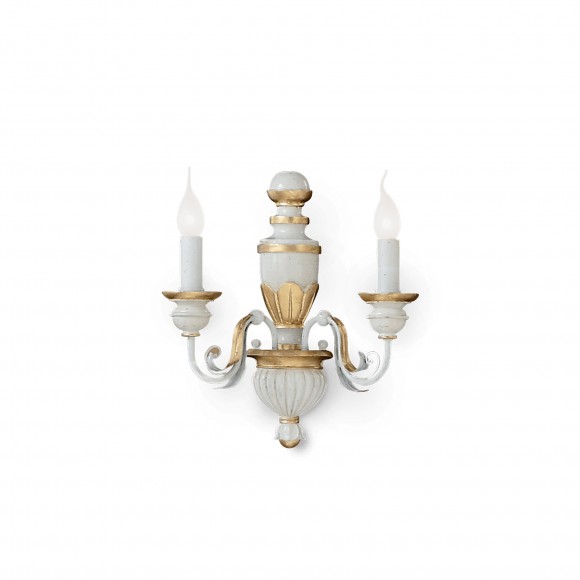Ideal Lux 012902 fali lámpa Firenze 2x40W | E14 - fehér