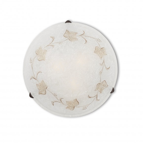Ideal Lux 013817 mennyezetre szerelhető lámpa Foglia 2x60W | E27 - fehér