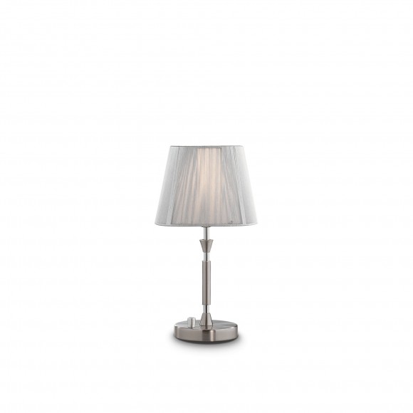 Ideal Lux 015965 asztali lámpa Paris Small 1x40W | E27 - ezüst