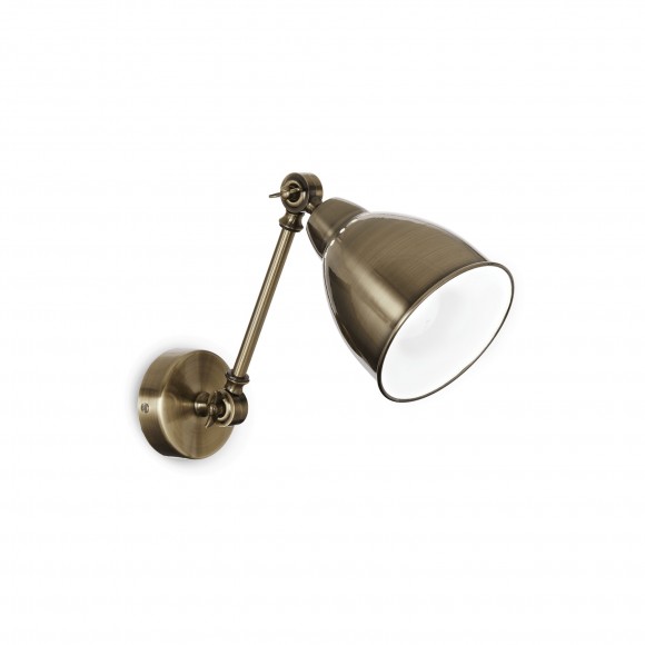 Ideal Lux 027876 fali lámpa Newton Brunito 1x60E|E27 - bronzszínű