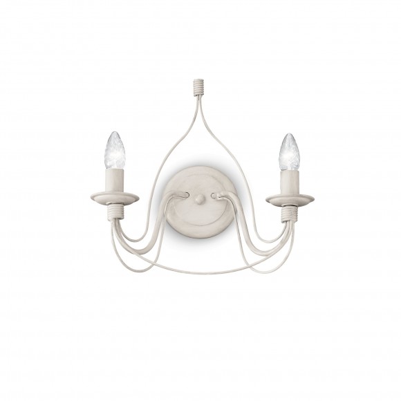 Ideal Lux 028460 fali lámpa Corte Bianco 2x40W|E14 - fehér