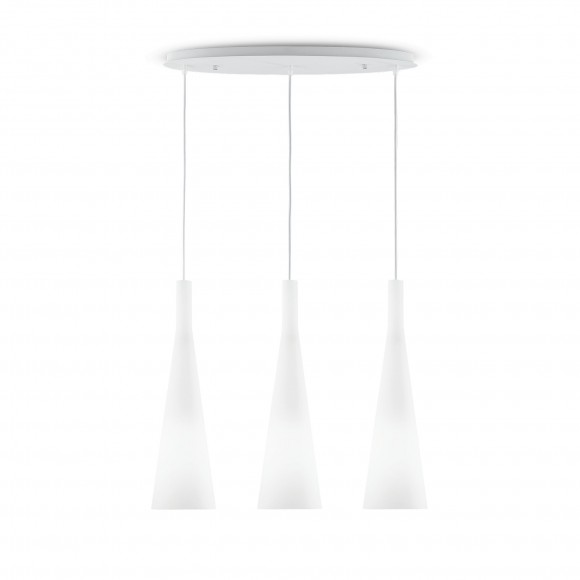 Ideal Lux 030326 mennyezeti függőlámpa Milk 3x60W|E27 - fehér