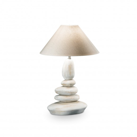 Ideal Lux 034942 asztali lámpa Dolomiti Big 1x60W|E27 - bézsszínű