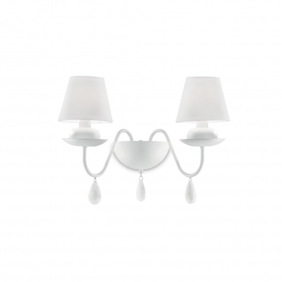Ideal Lux 035598 fali lámpa Blanche 2x40W | E14 - fehér