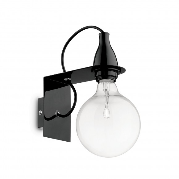 Ideal Lux 045214 fali lámpa Minimal Nero 1x70W|E27 - fekete