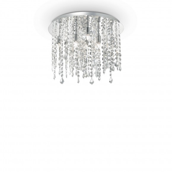 Ideal Lux 052991 mennyezetre szerelhető lámpa Royal 8x40W|G9 - kristály