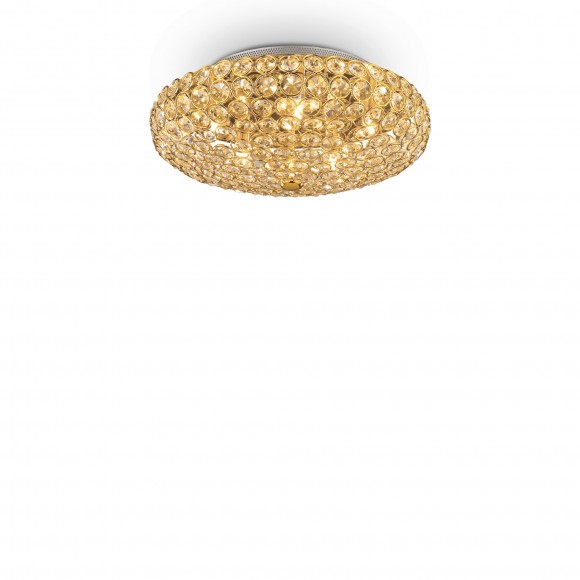 Ideal Lux 073187 mennyezeti függőlámpa King 5x40W|G9 - aranyszínű
