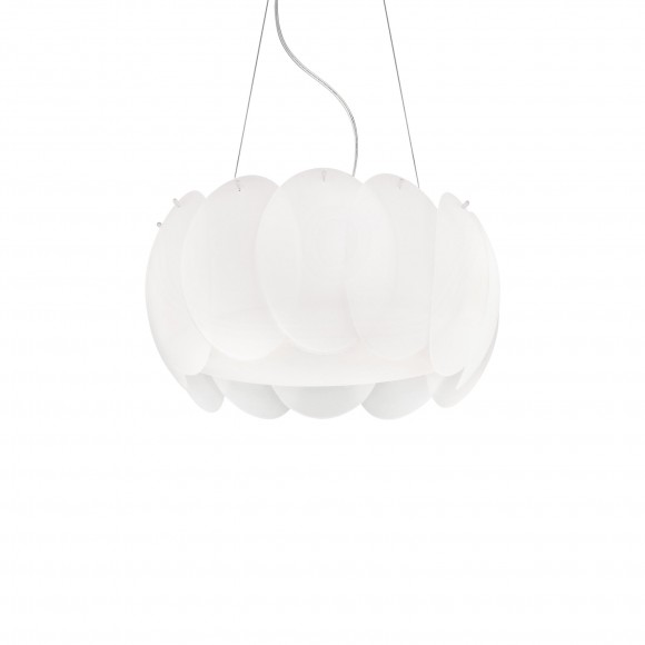 Ideal Lux 074139 mennyezeti függőlámpa Ovalino Bianco 5x60W|E27 - fehér