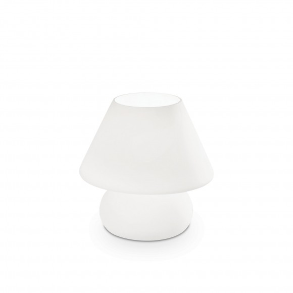 Ideal Lux 074726 asztali lámpa Prato Small 1x40W|E14 - fehér