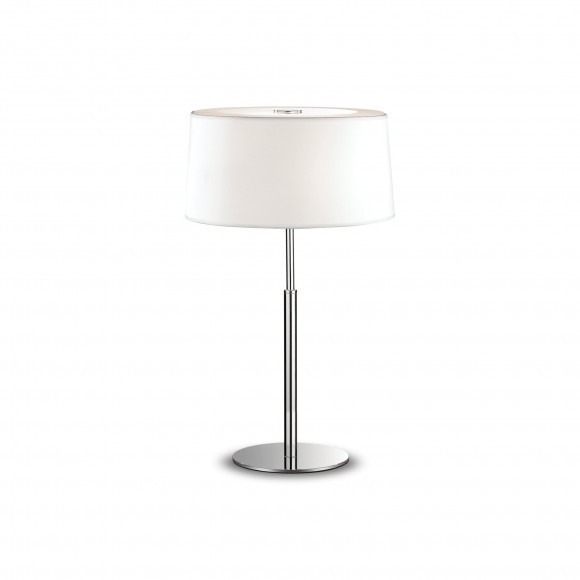 Ideal Lux 075532 asztali lámpa Hilton 2x40W|E14 - fehér