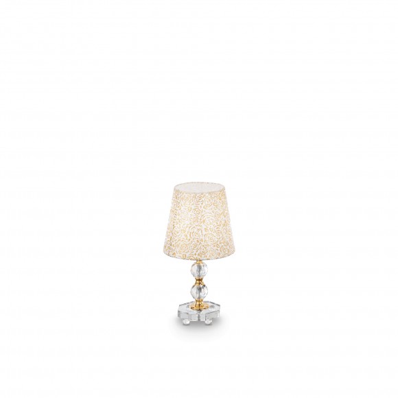 Ideal Lux 077734 asztali lámpa Queen Small 1x60W|E27 - aranyszínű