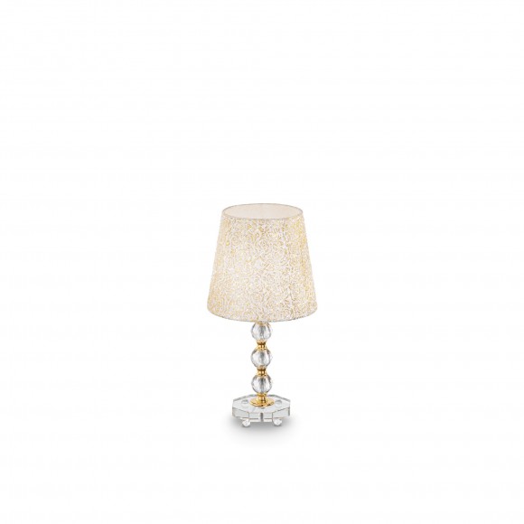 Ideal Lux 077741 asztali lámpa Queen 1x60W|E27 - aranyszínű