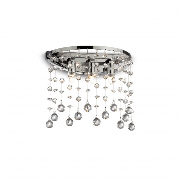 Ideal Lux 077833 fali lámpa Moonlight 3x40W | G9 - króm