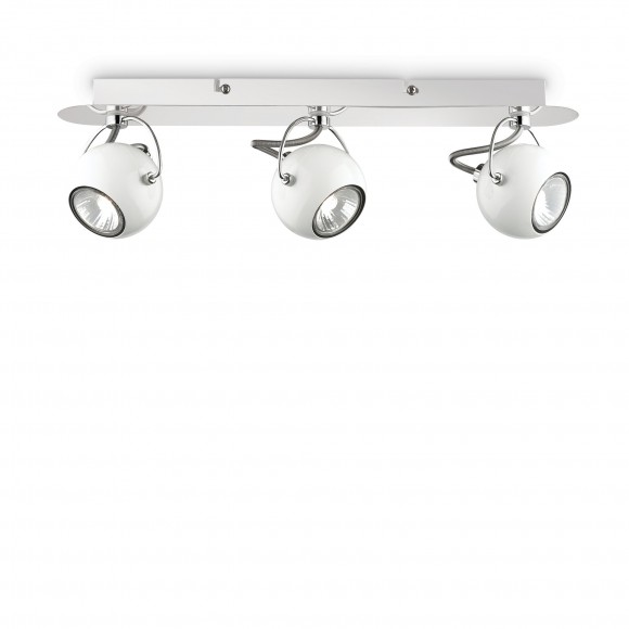 Ideal Lux 077901 mennyezeti és fali lámpa Lunare 3x28W|GU10 - fehér
