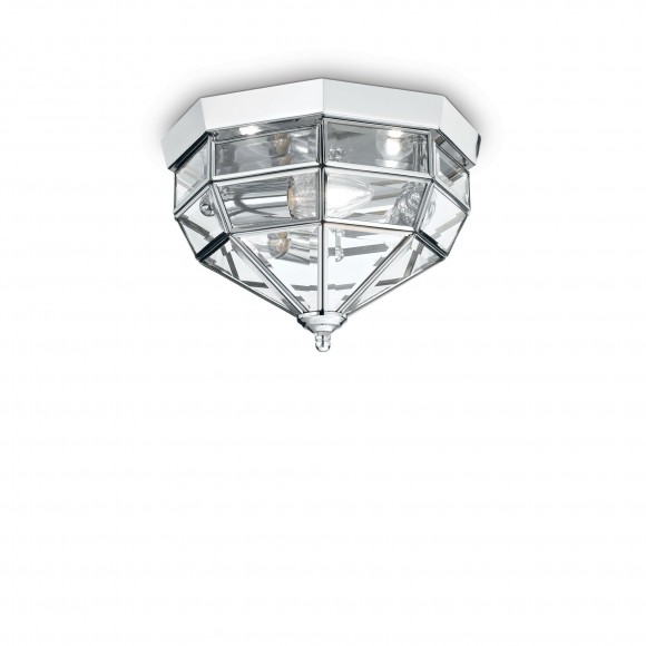 Ideal Lux 094793 mennyezeti lámpa Norma Cromo 3x40W | E14 - króm