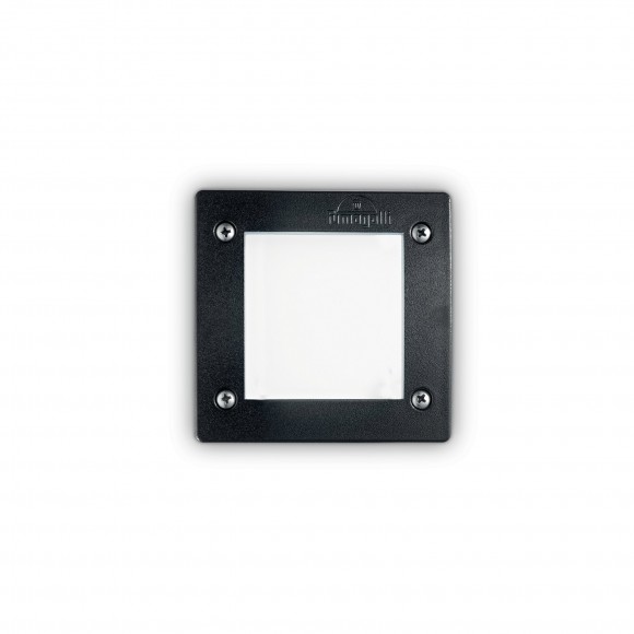 Ideal Lux 096582 LED kültéri süllyesztett spotlámpa Leti 1x3W|GX53|IP66 - fekete