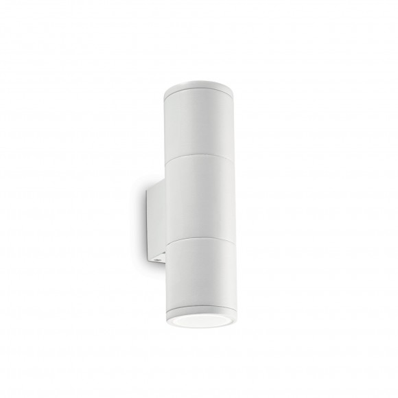 Ideal Lux 100388 kültéri fali lámpa Gun 2x35W|GU10 - fehér