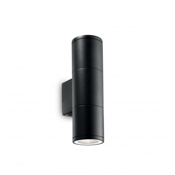 Ideal Lux 100395 kültéri fali lámpa Gun 2x35W|GU10|IP54 - fekete