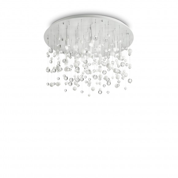 Ideal Lux 101187 mennyezetre szerelhető lámpa Neve Bianco 12x40W | G9 - fehér