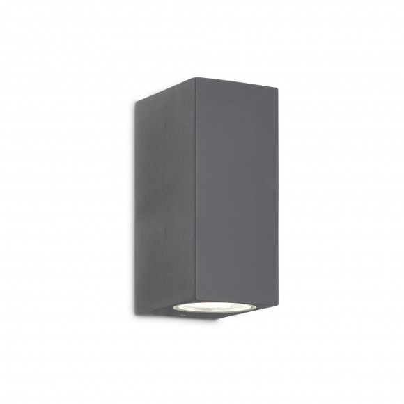 Ideal Lux 115337 fali lámpa Up Antracite 2x40W|G9|IP44 - fekete