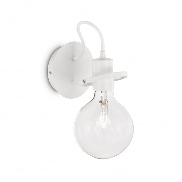 Ideal Lux 119465 fali lámpa Radio Bianco 1x60W|E27 - fehér