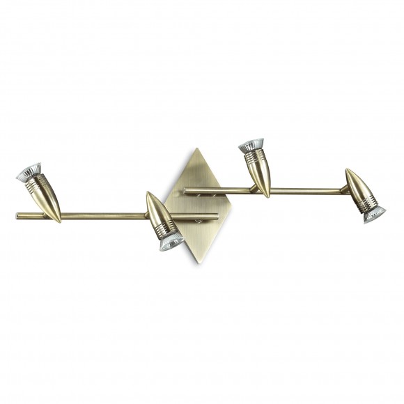 Ideal Lux 119830 mennyezeti spotlámpa Alfa 4x50W|GU10 - bronzszínű