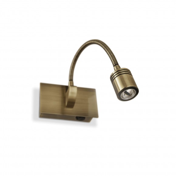 Ideal Lux 121352 LED fali lámpa Dynamo 1x3W - bronzszínű