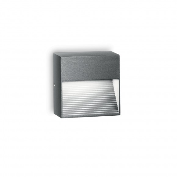 Ideal Lux 122045 kültéri fali lámpa Down 1x28W|G9|IP44 - antracit