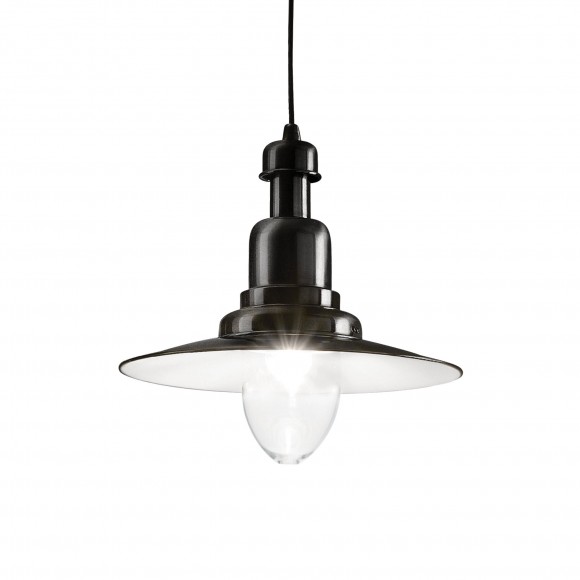 Ideal Lux 122052 mennyezeti függőlámpa Fiordi Big Nero 1x60W|E27 - fekete