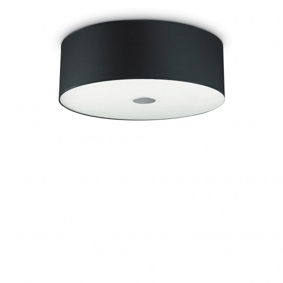 Ideal Lux 122212 mennyezetre szerelhető lámpa Woody Nero 5x60W|E27 - fekete