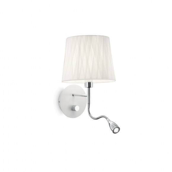 Ideal Lux 132976 LED fali lámpa irányított lámpával Effetti 2x40W|E14 - fehér