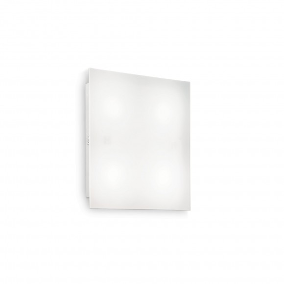 Ideal Lux 134888 fali és mennyezeti lámpa Flat 1x15W|GX53 - fehér