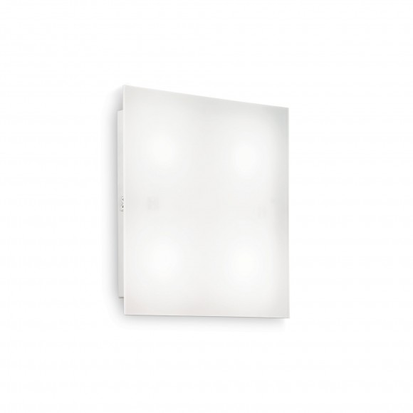 Ideal Lux 134895 fali és mennyezeti lámpa Flat 4x15W|GX53 - fehér