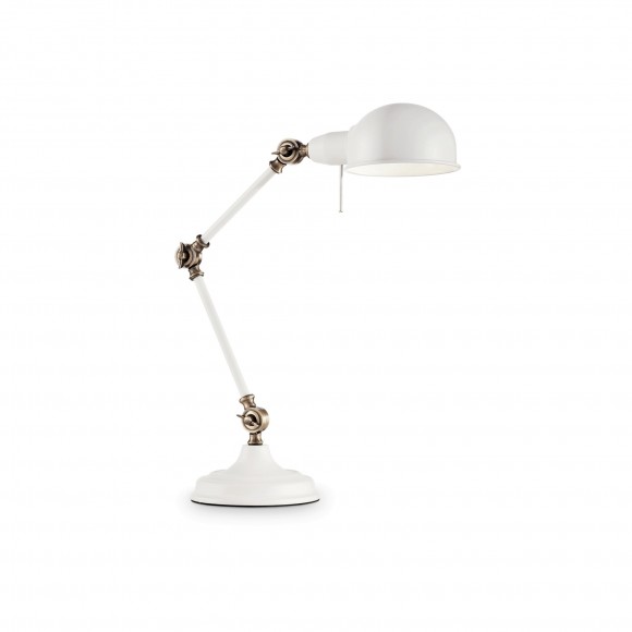 Ideal Lux 145198 asztali lámpa Truman 1x60W|E27 - fehér
